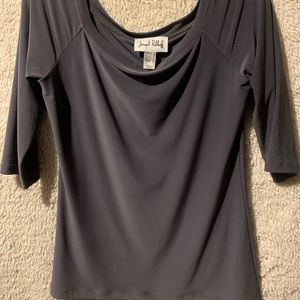 Joseph Ribkoff Gray Blouse